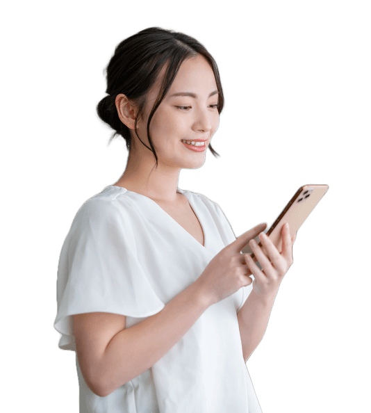 アプリを使う人のイメージ